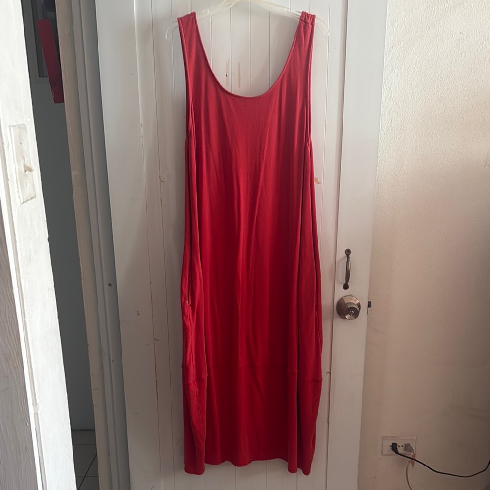 Free People Perth Barrel Tee Midi Sleeveless Dress